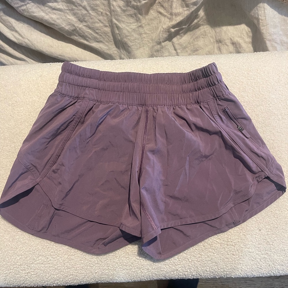 Purple lulu lemon shorts